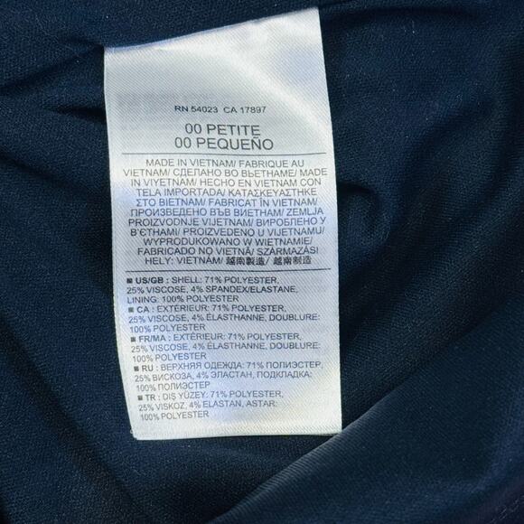 Banana Republic Navy & Hot Pink Colorblock Sheath Dress - Size 00P - Picture 10 of 12